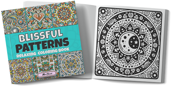 Blissful Coloring Book