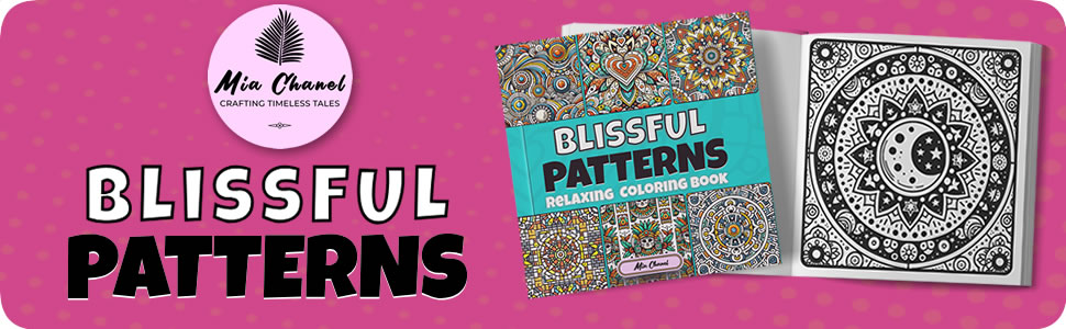Blissful Patterns Coloring Book Cover