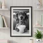 Dachshund Coffee Time