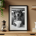 Dachshund Coffee Time