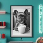 French Bulldog Coffee Time6