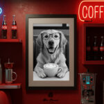 Golden Retriever Coffee Time5