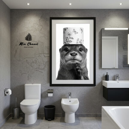 Otter Toilet Paper Bathroom Picture1