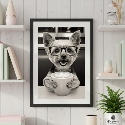 Yorkshire Terrier Coffee Time1